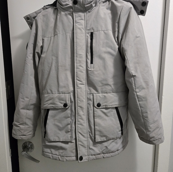 Boys outlined Grey XL winter jacket - Picture 3 of 4